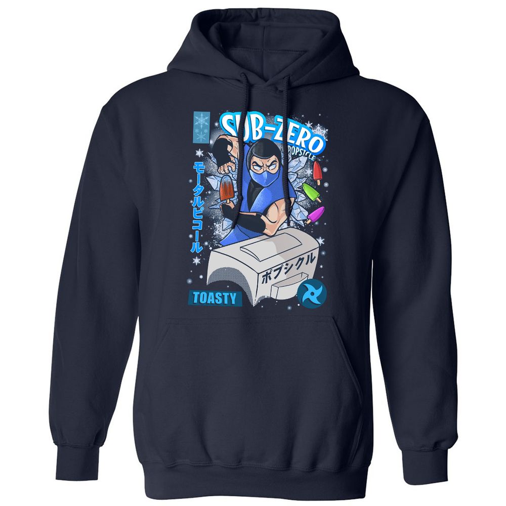 Classic Unisex Hoodie - V5RHG345 - Navy - 2