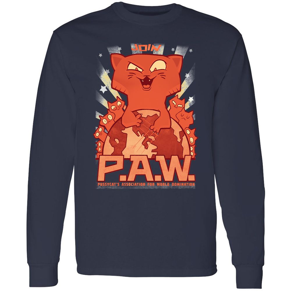 Long Sleeve T-Shirt - AY8AEGCU - Navy - 2