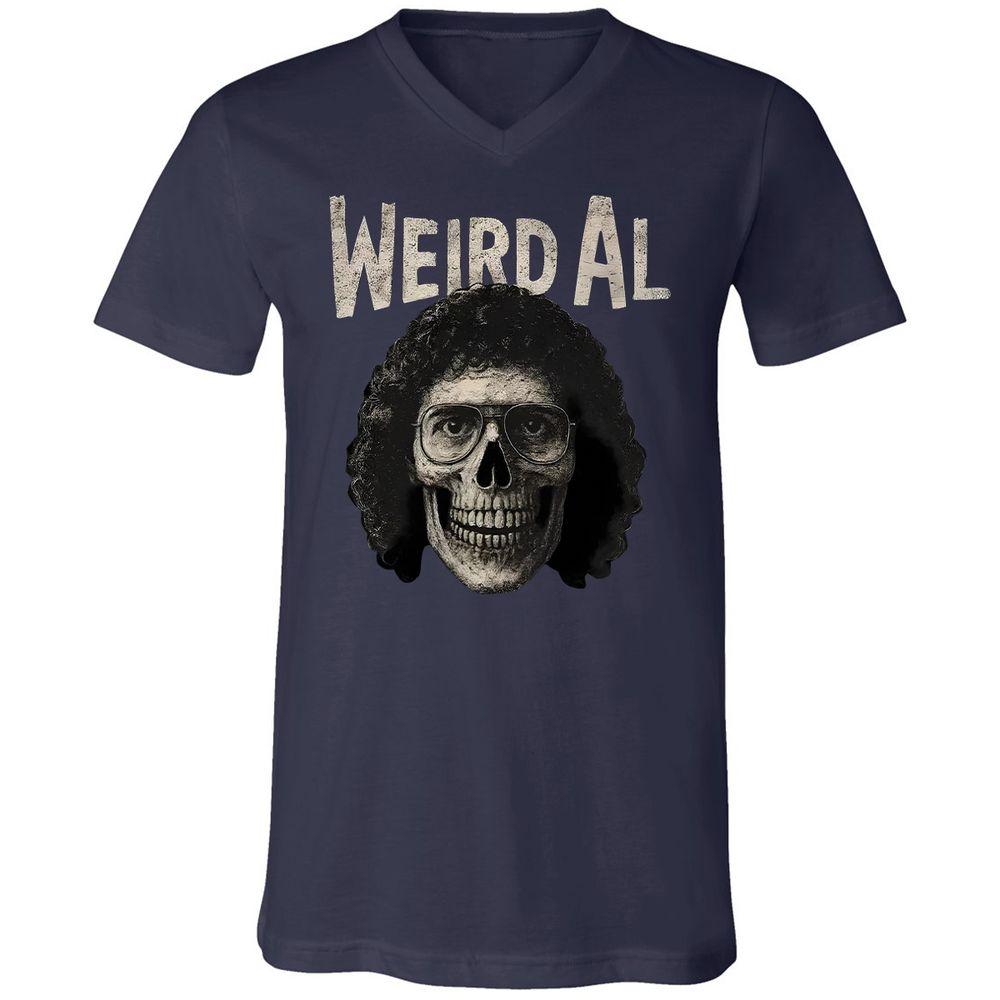 Unisex V-Neck T-Shirt - CL8LVT96 - Navy - 2