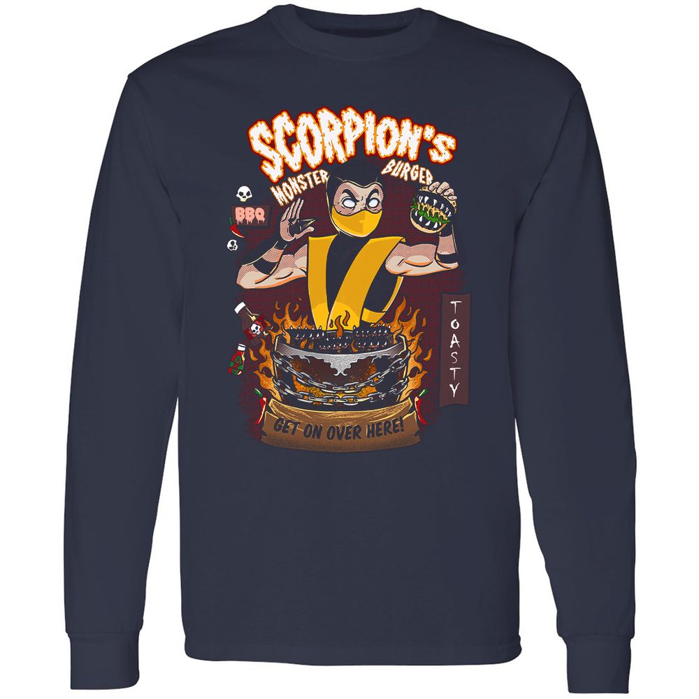 Long Sleeve T-Shirt - 9NJAG53A - Navy - 2