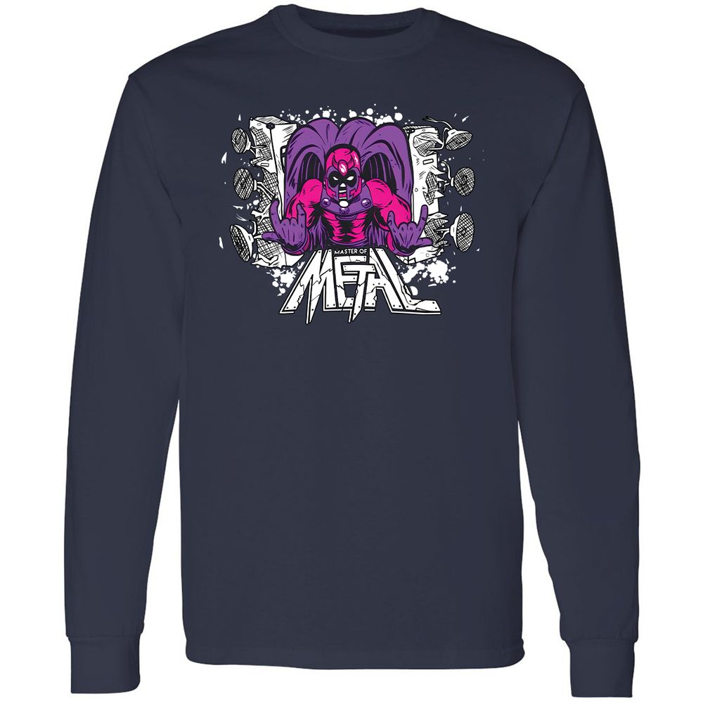 Long Sleeve T-Shirt - W8W4GX6E - Navy - 2