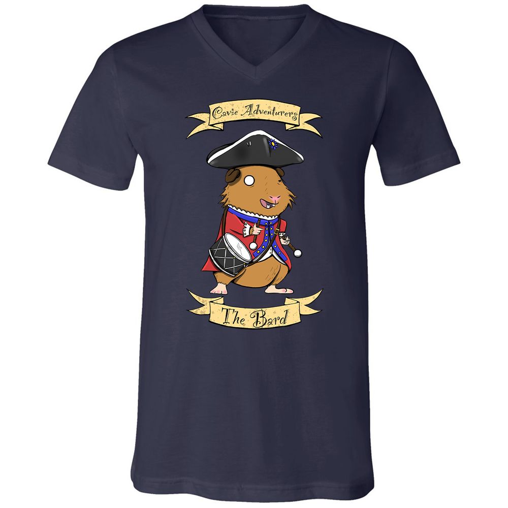 Unisex V-Neck T-Shirt - AZ7JFTVF - Navy - 2