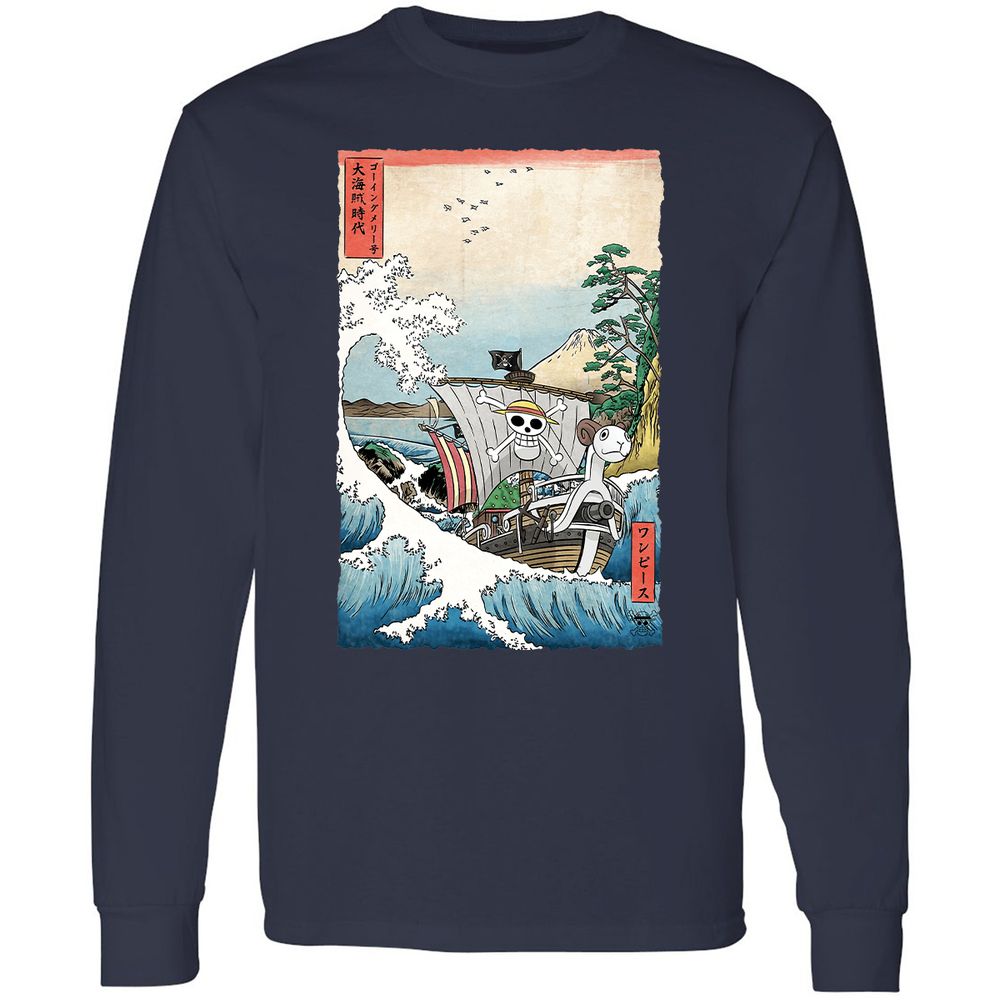 Long Sleeve T-Shirt - 739SSWL8 - Navy - 2