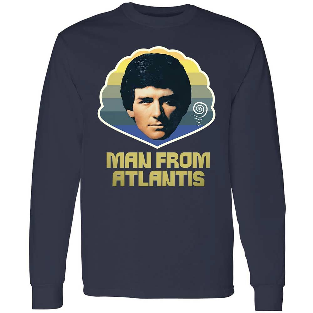 Long Sleeve T-Shirt - QFHCAQVR - Navy - 2