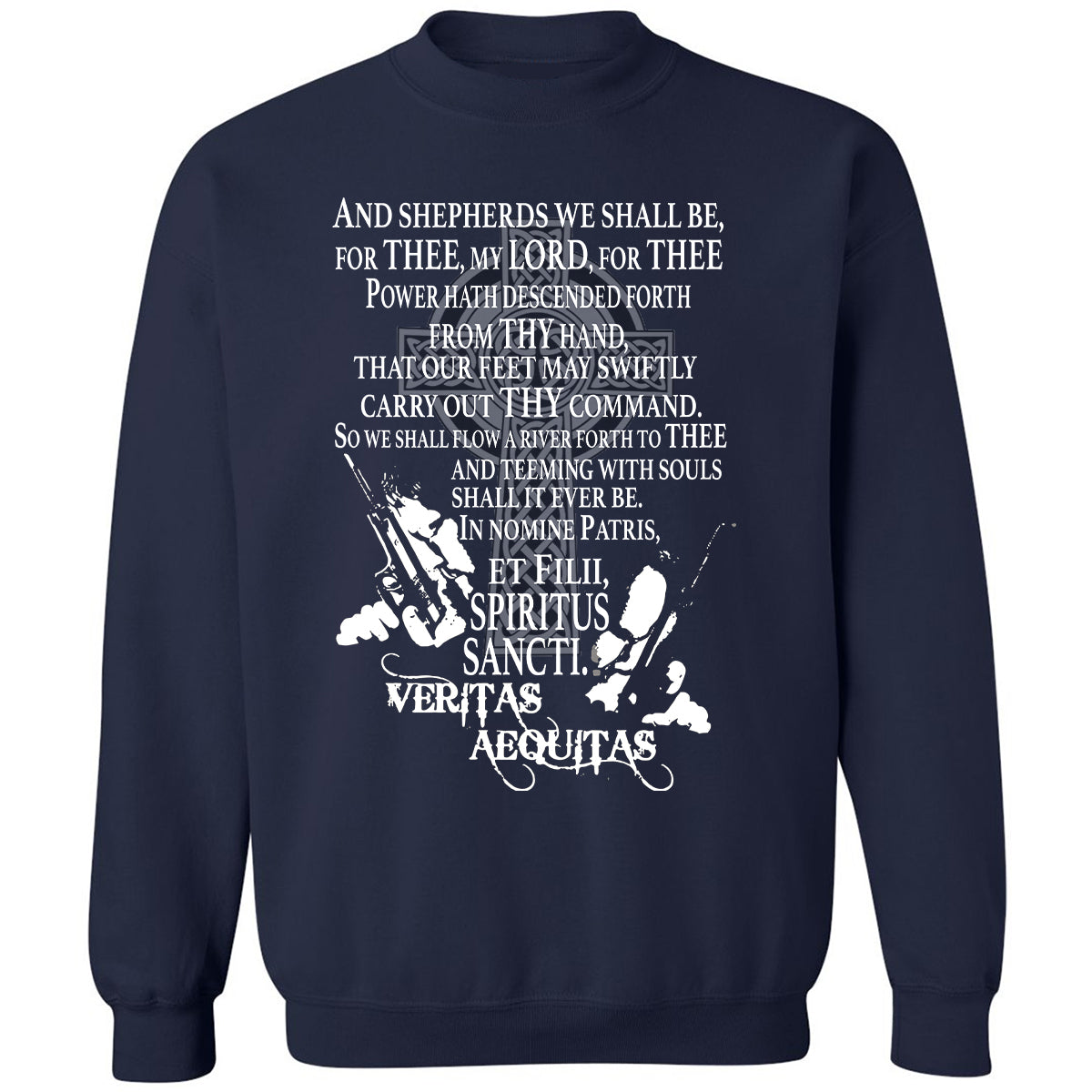 Classic Unisex Sweatshirt - A6XZLAX7 - Navy - 2