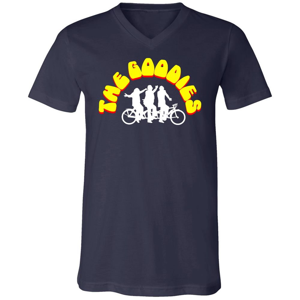 Unisex V-Neck T-Shirt - EME7BNMU - Navy - 2