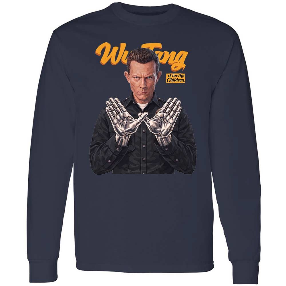 Long Sleeve T-Shirt - Black - Navy - 2