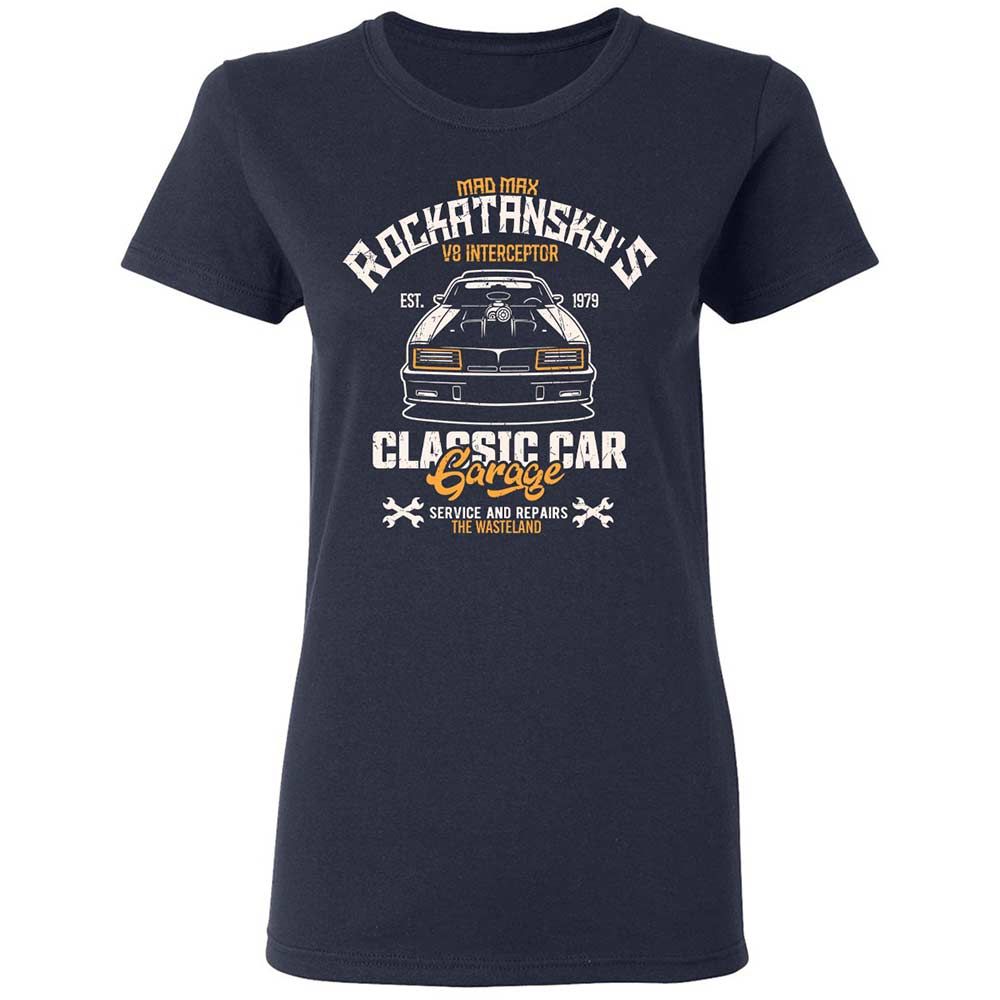 Women's T-Shirt - Q2YA5U87 - Navy - 2