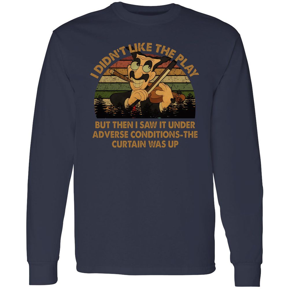 Long Sleeve T-Shirt - F935ZJ2Z - Navy - 2
