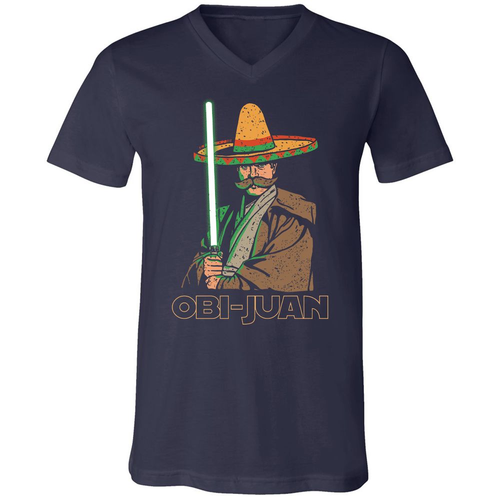 Unisex V-Neck T-Shirt - K1DS1EJ7 - Navy - 2