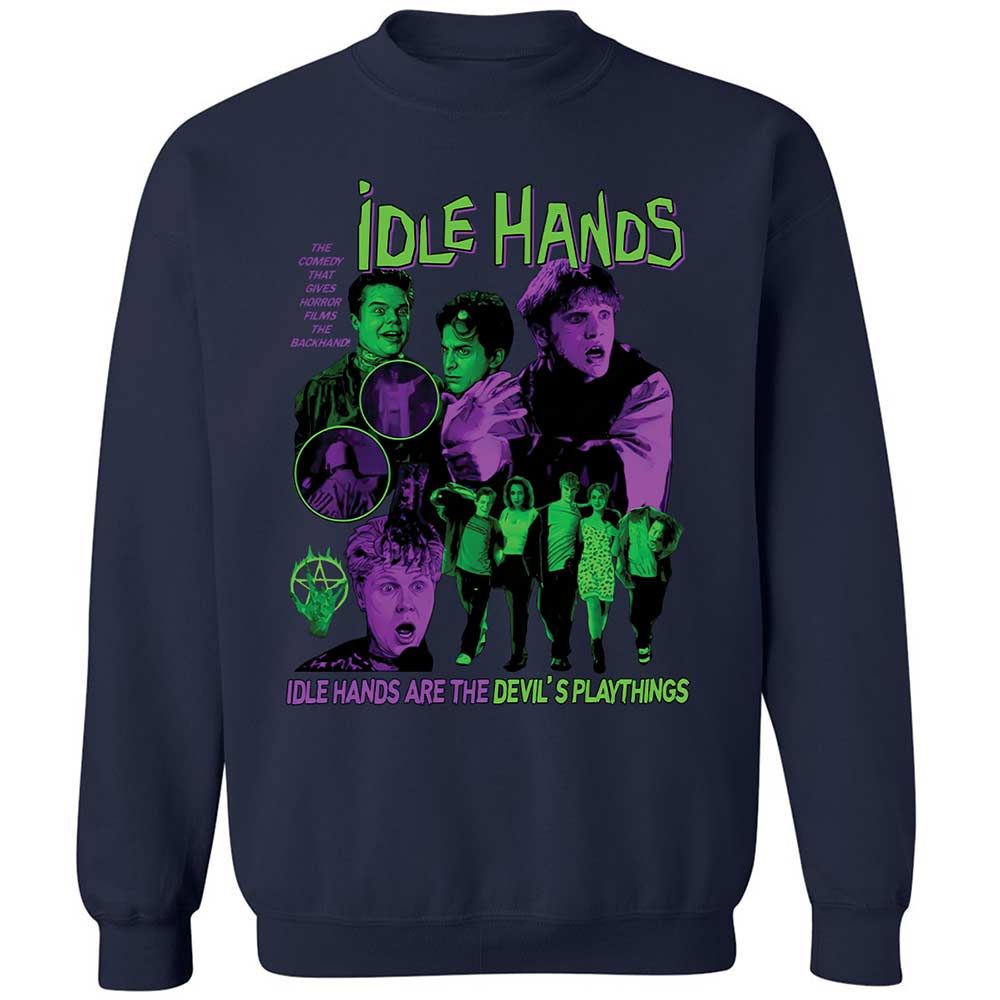 Idle hands are the Devil's playthings - Navy - 2