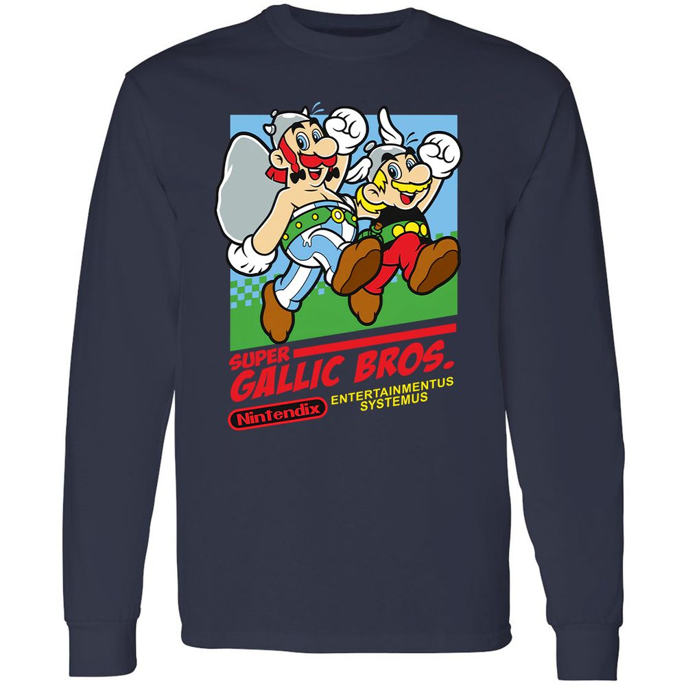 Long Sleeve T-Shirt - 6HBBQX5B - Navy - 2