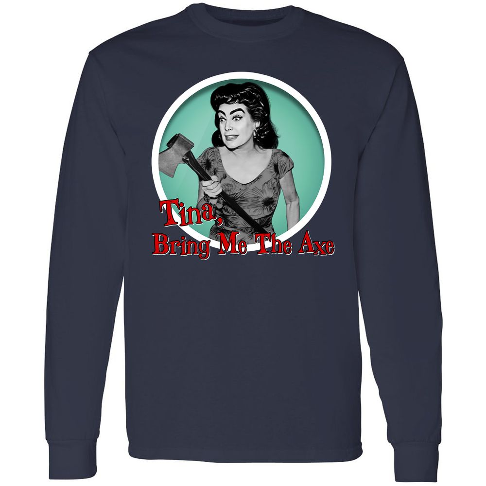 Long Sleeve T-Shirt - FEWX9KWM - Navy - 2