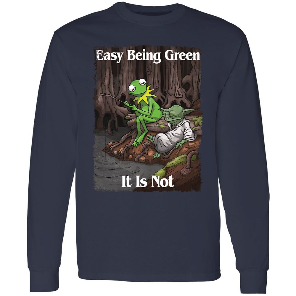 Long Sleeve T-Shirt - M39GT3QX - Navy - 2