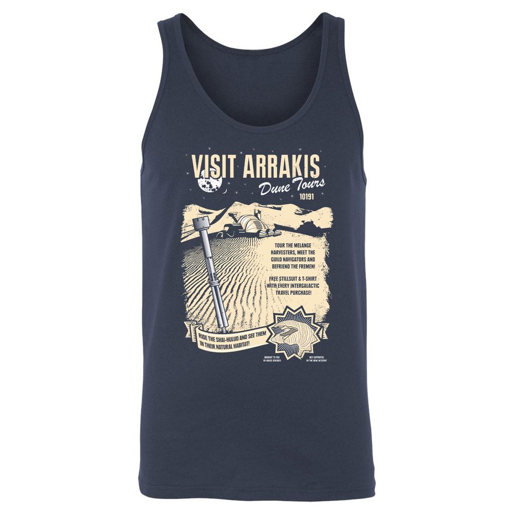 Unisex Jersey Tank - VWPNSK4X - Navy - 2