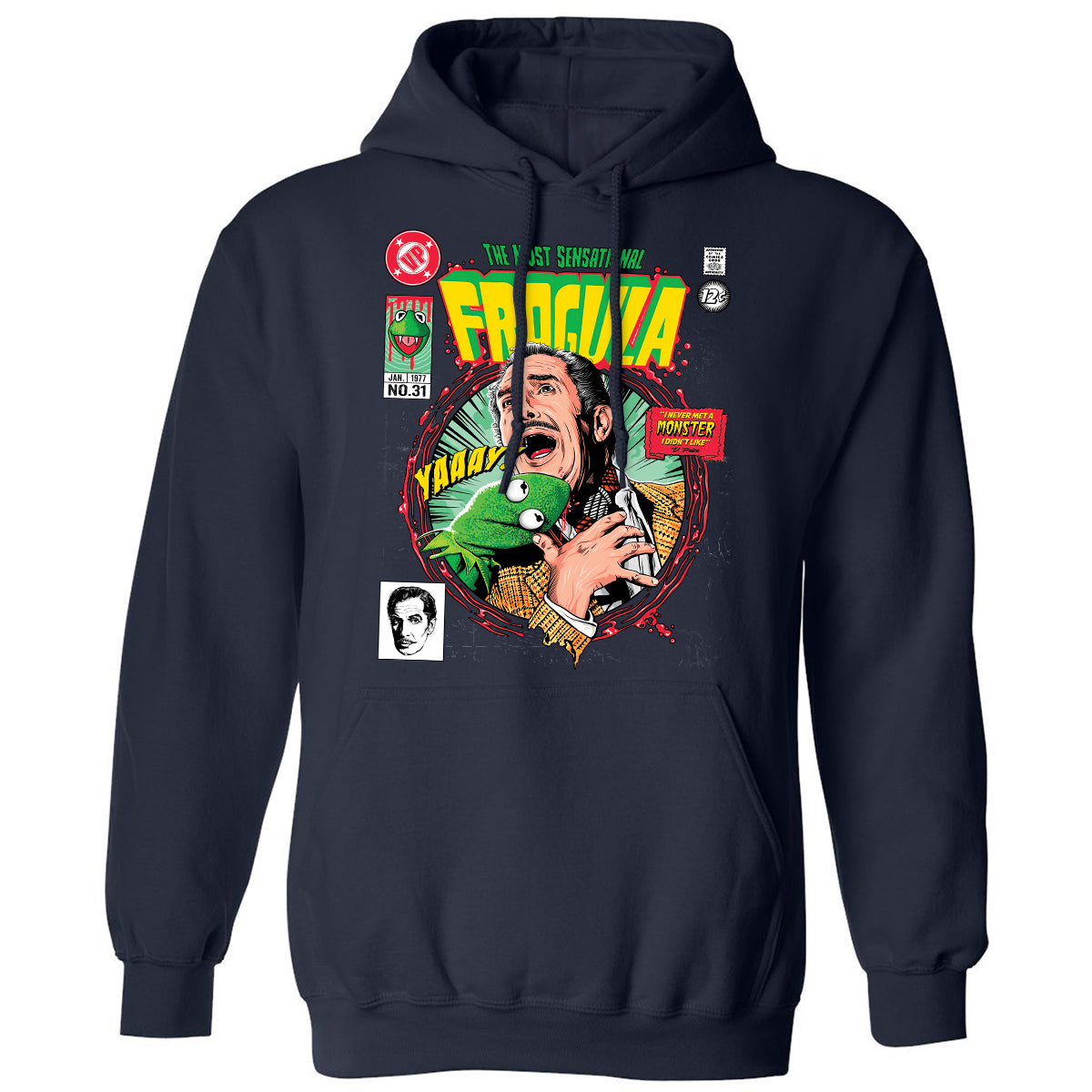 Classic Unisex Hoodie - DQ123HES - Navy - 2