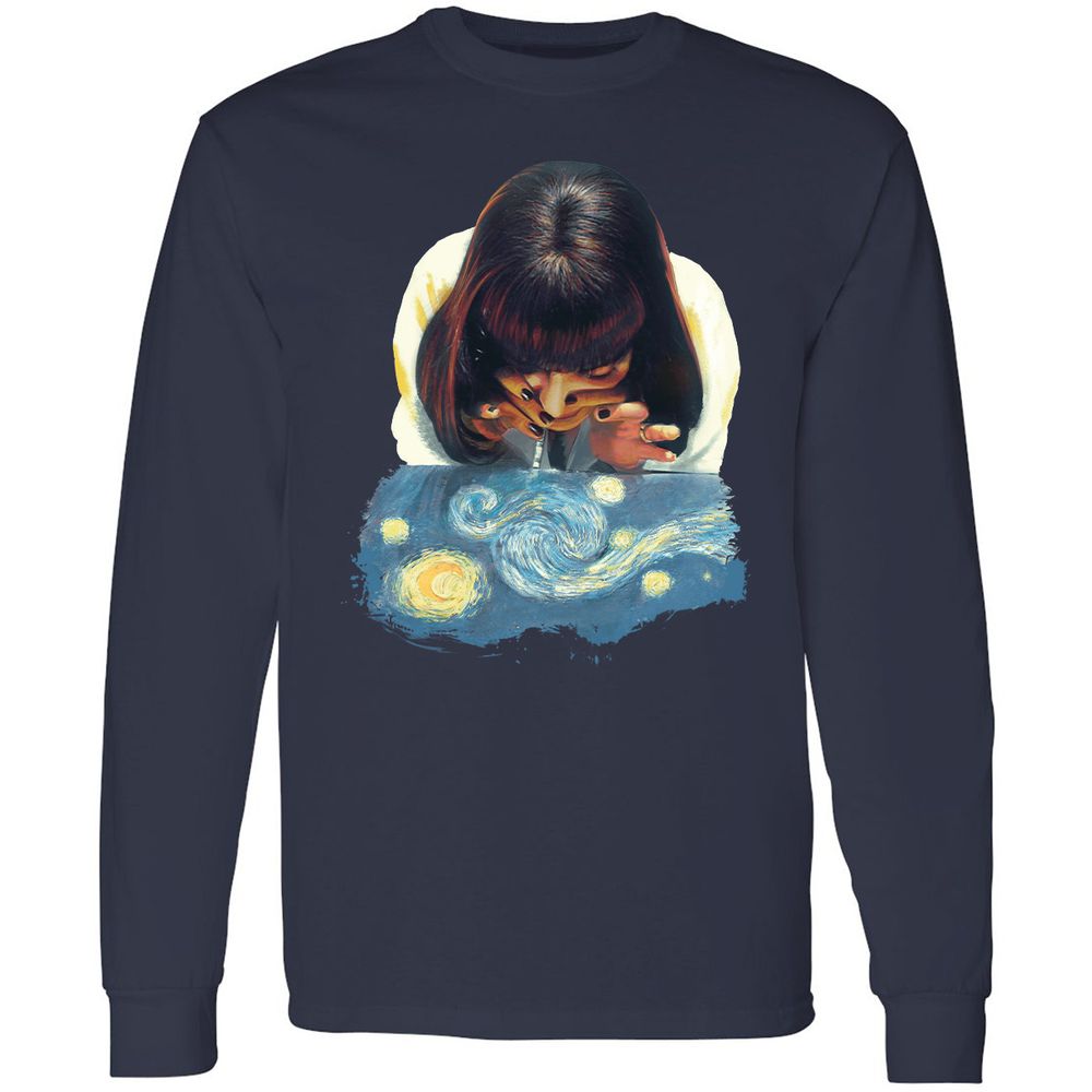 Long Sleeve T-Shirt - ZKT5D44S - Navy - 2