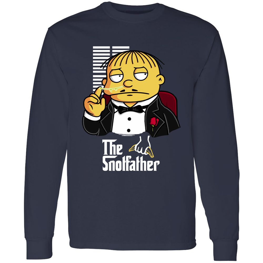 Long Sleeve T-Shirt - PTTZEYJ6 - Navy - 2