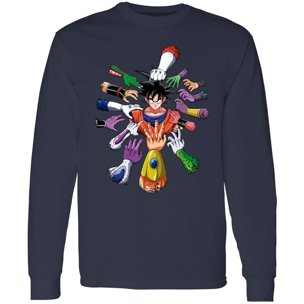 Long Sleeve T-Shirt - HCKKAJFD - Navy - 2