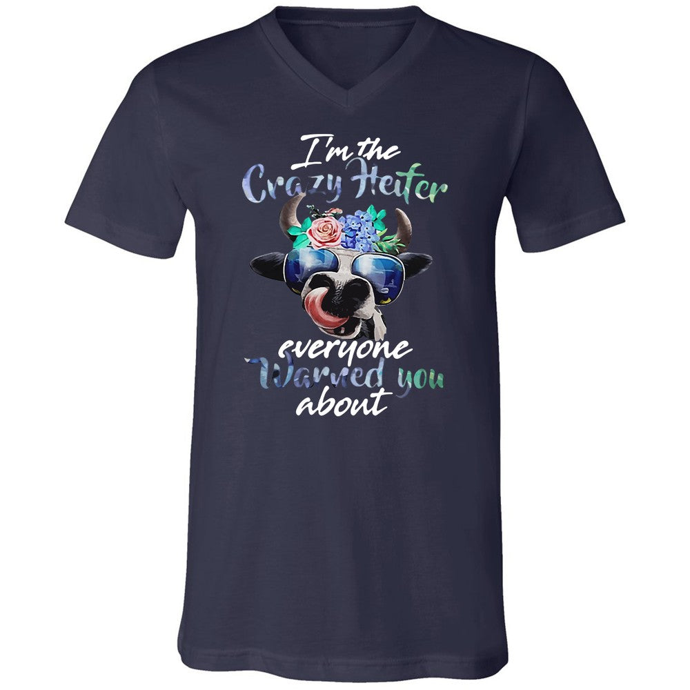 Unisex V-Neck T-Shirt - PVCWQ5AP - Navy - 2