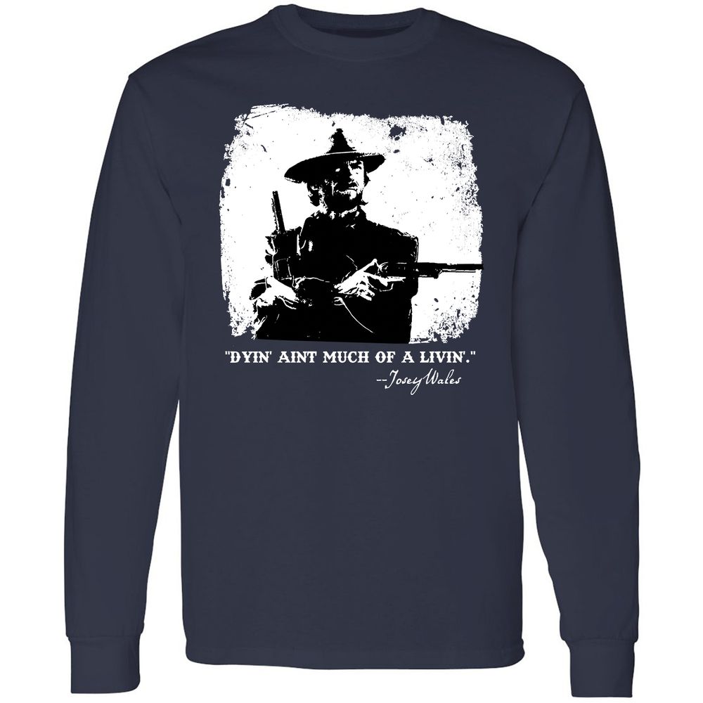 Long Sleeve T-Shirt - 8AY1JKTQ - Navy - 2