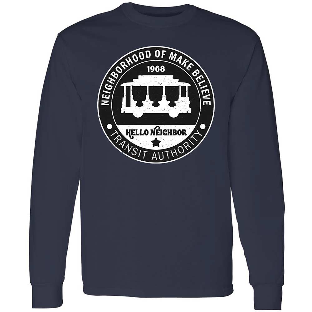 Long Sleeve T-Shirt - MDZXXL8L - Navy - 2