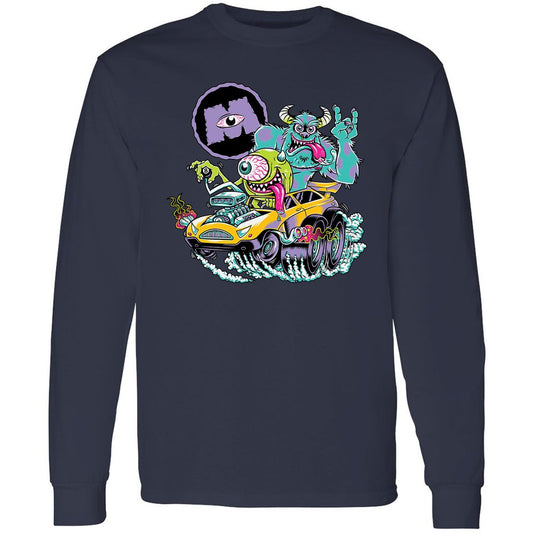 Long Sleeve T-Shirt - 3E1EECKB - Navy - 2