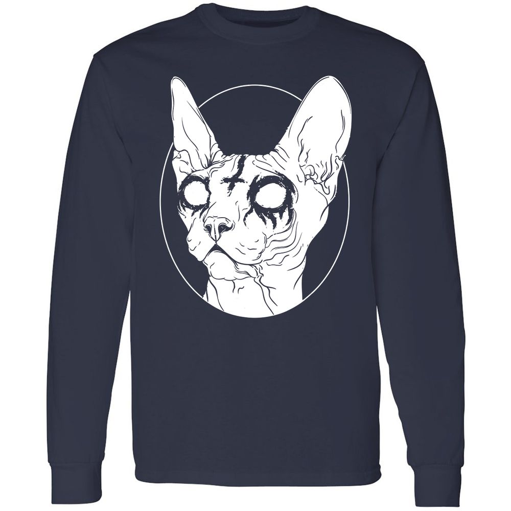 Long Sleeve T-Shirt - 52QRKPNA - Navy - 2