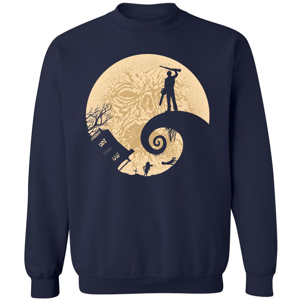 Classic Unisex Sweatshirt - Q5YR6AVU - Navy - 2