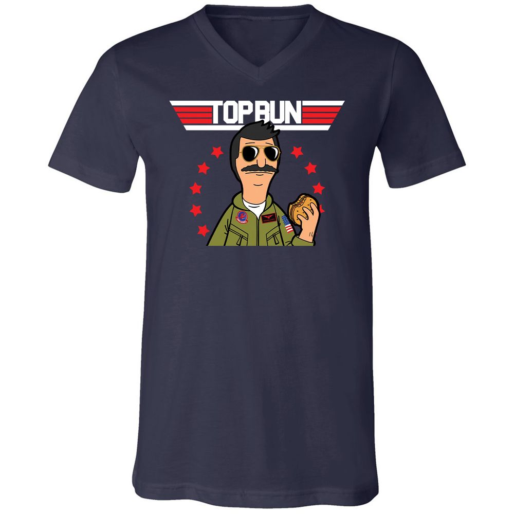 Unisex V-Neck T-Shirt - TTMWXTPD - Navy - 2