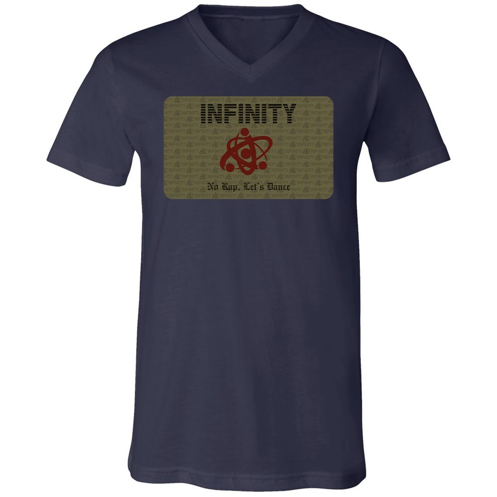 Unisex V-Neck T-Shirt - Y1PE59QF - Navy - 2