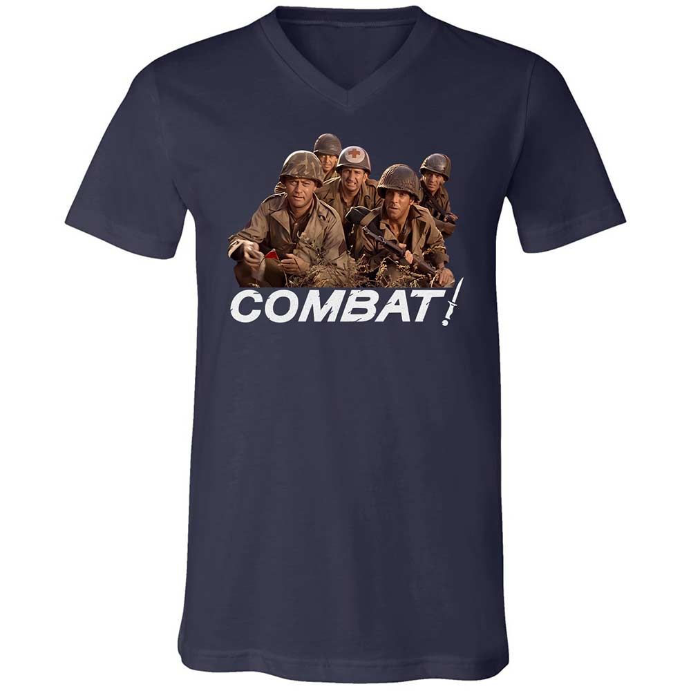 Unisex V-Neck T-Shirt - FF5MBPQC - Navy - 2