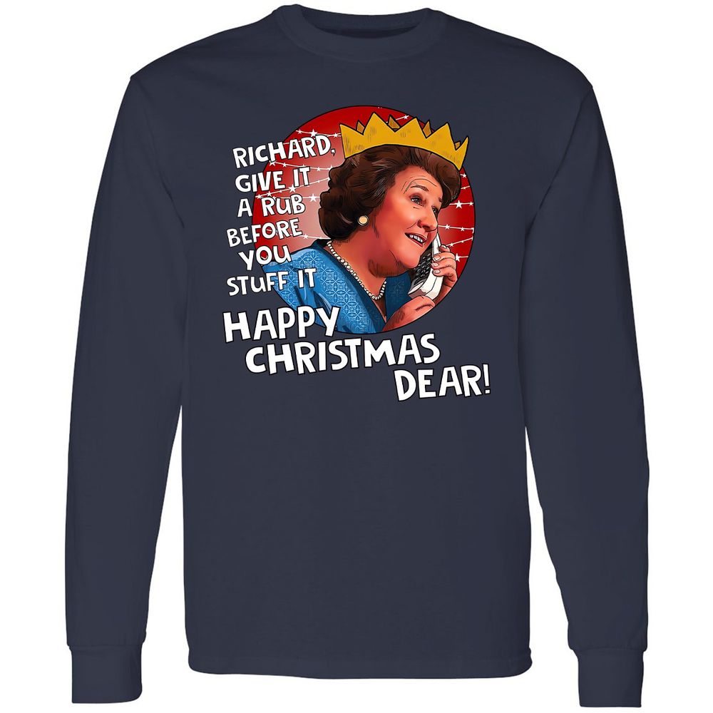 Long Sleeve T-Shirt - MKCSGKJG - Navy - 2