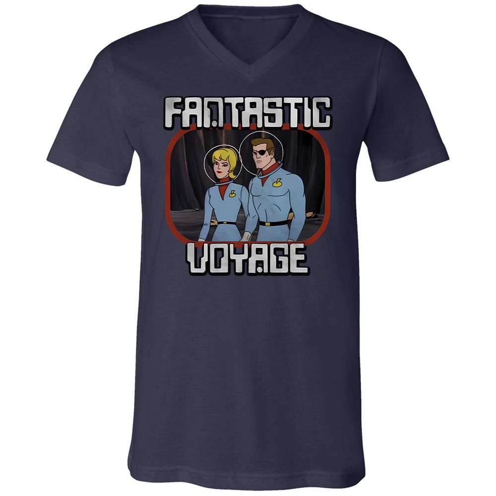 Unisex V-Neck T-Shirt - NTZK2V2J - Navy - 2
