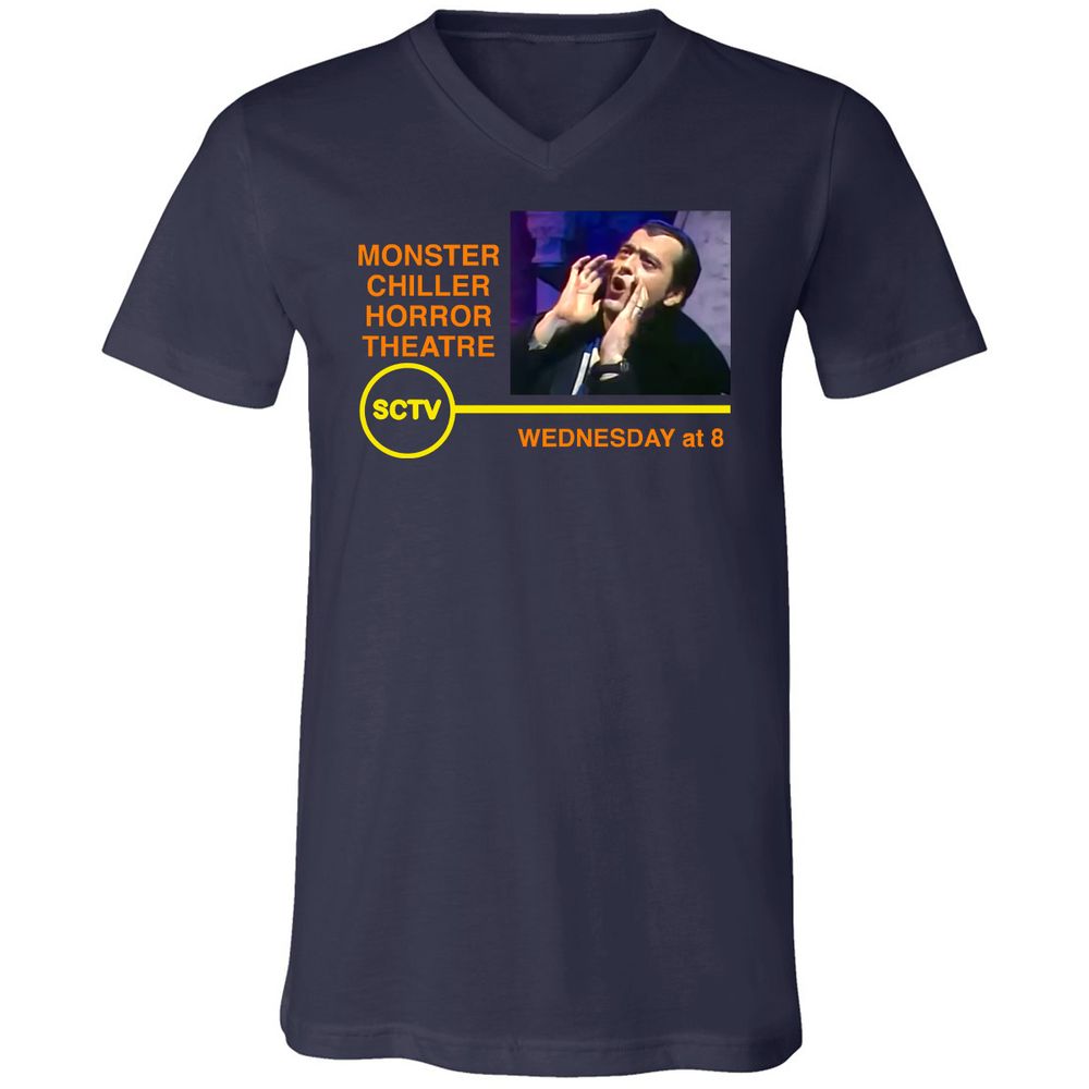 Unisex V-Neck T-Shirt - SV6U6C2U - Navy - 2