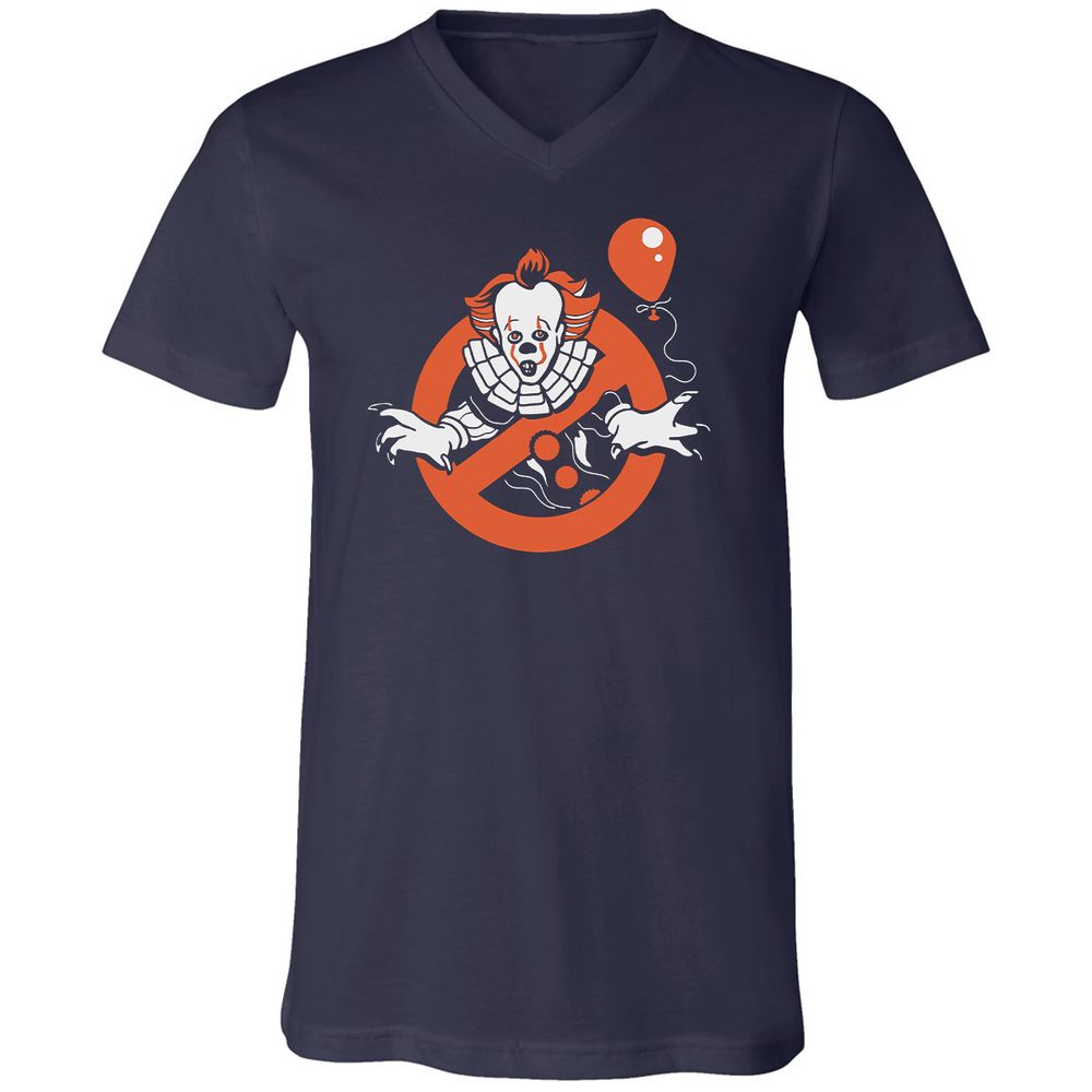Unisex V-Neck T-Shirt - XKB52YNK - Navy - 2
