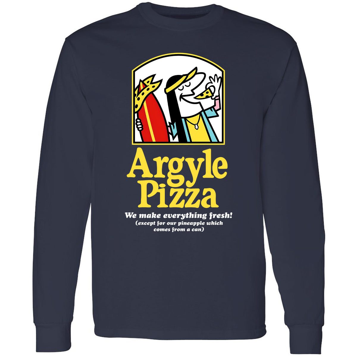 Long Sleeve T-Shirt - FEWWWZ4Z - Navy - 2