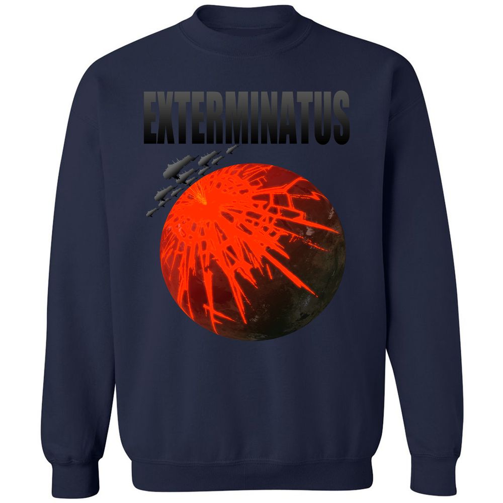 Classic Unisex Sweatshirt - UQRPWR75 - Navy - 2