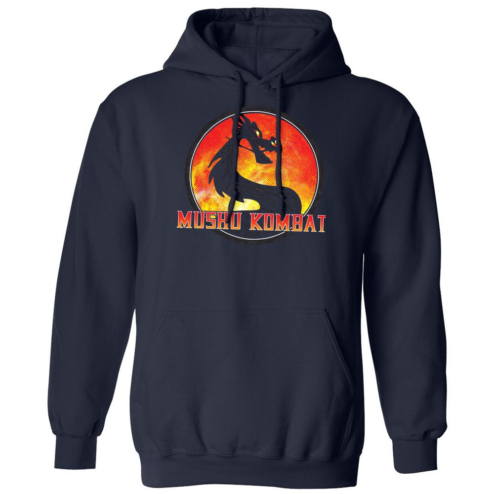 Classic Unisex Hoodie - QJZBCLNH - Navy - 2