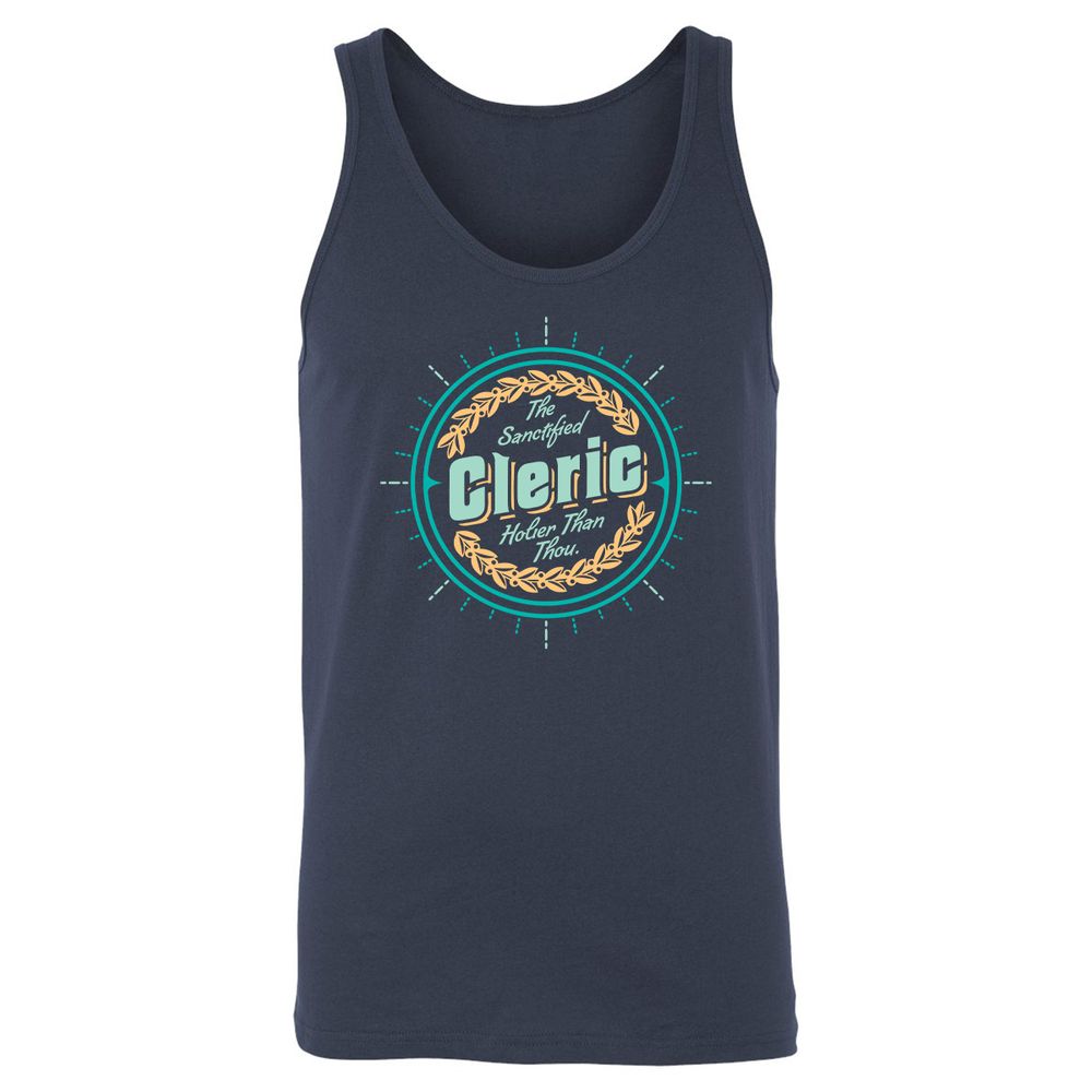 Unisex Jersey Tank - E636UGY4 - Navy - 2