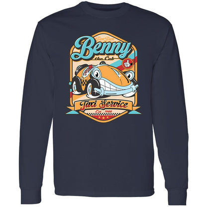 Long Sleeve T-Shirt - HFN53RQ8 - Navy - 2