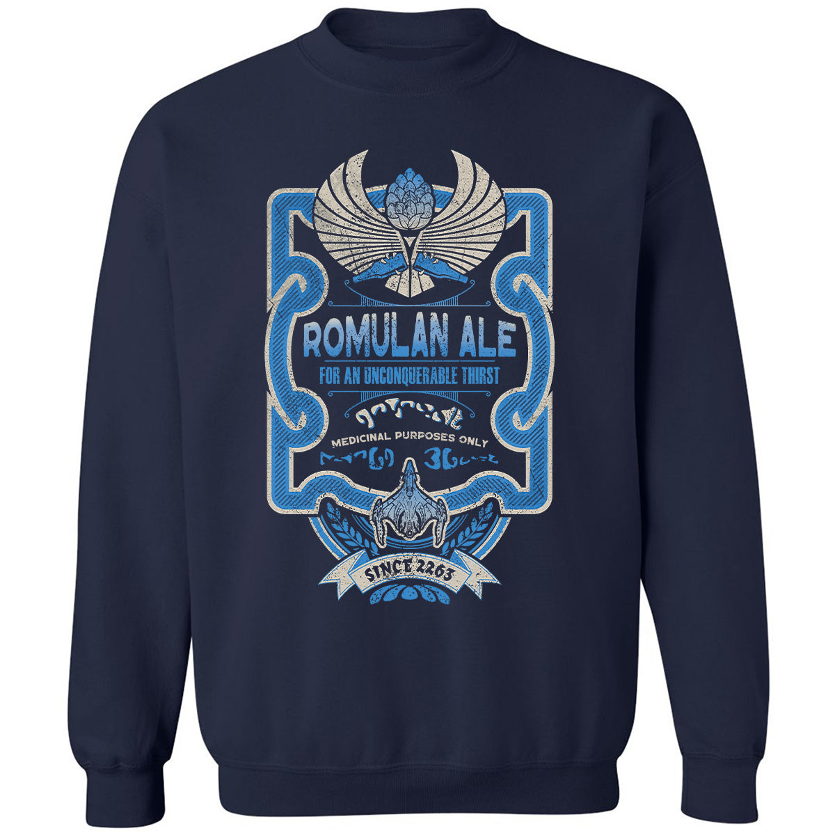 Classic Unisex Sweatshirt - VCBHZ4JM - Navy - 2