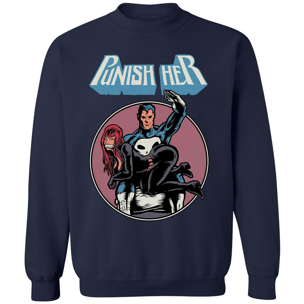 Classic Unisex Sweatshirt - CVKY6Q3D - Navy - 2