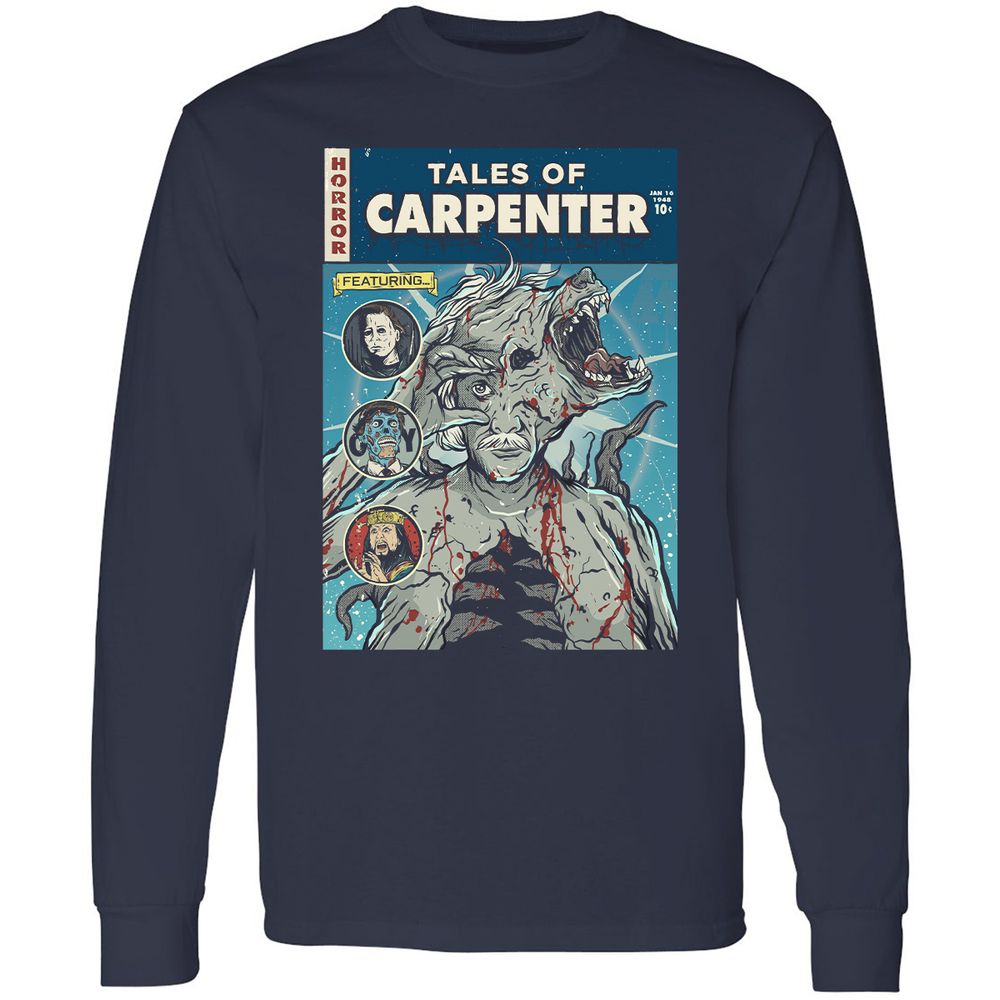 Long Sleeve T-Shirt - PWSQ26EA - Navy - 2