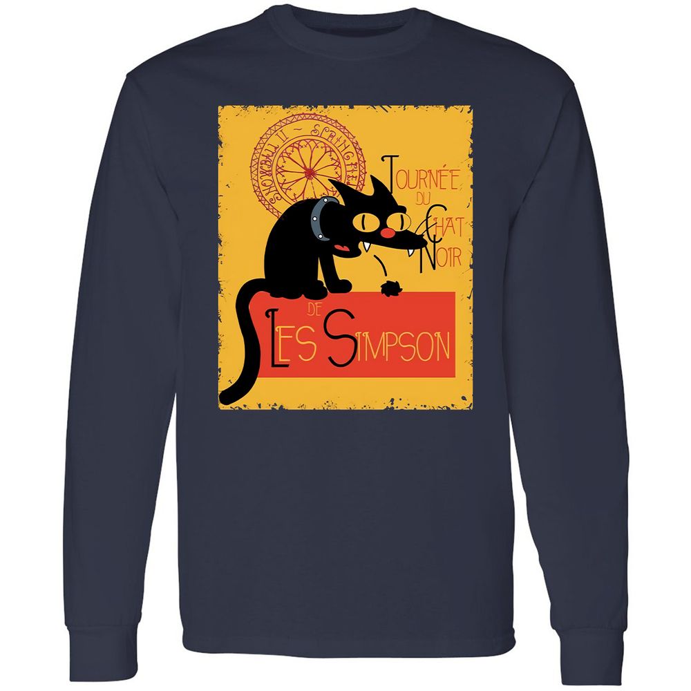 Long Sleeve T-Shirt - LVS5NMJX - Navy - 2