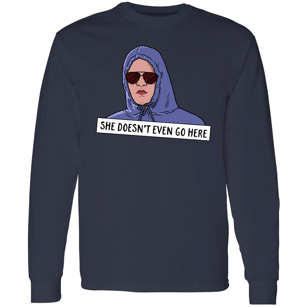 Long Sleeve T-Shirt - H4DU8SNT - Navy - 2