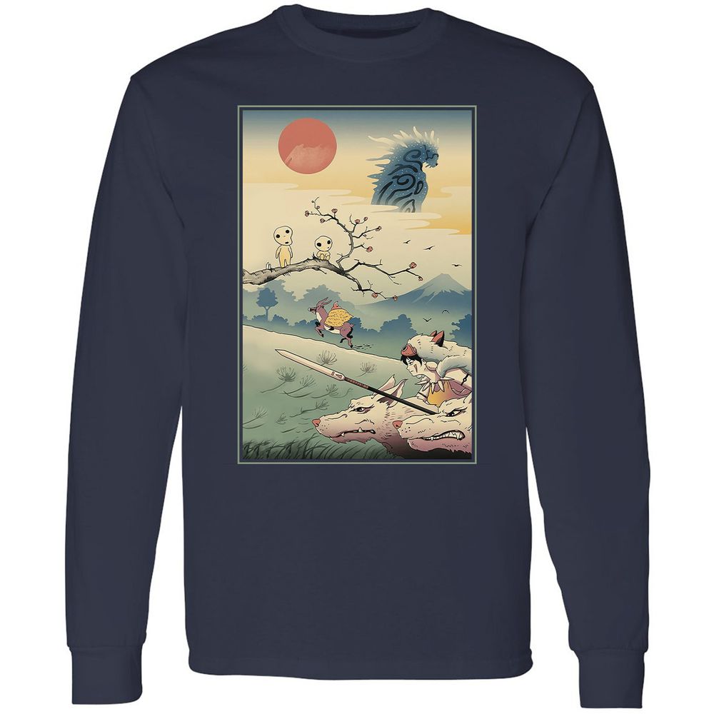 Long Sleeve T-Shirt - PAYPZ1E5 - Navy - 2