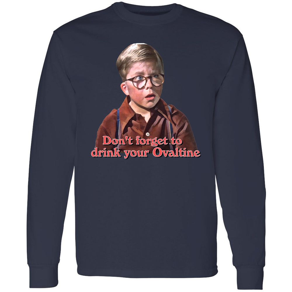 Long Sleeve T-Shirt - A18R74AH - Navy - 2