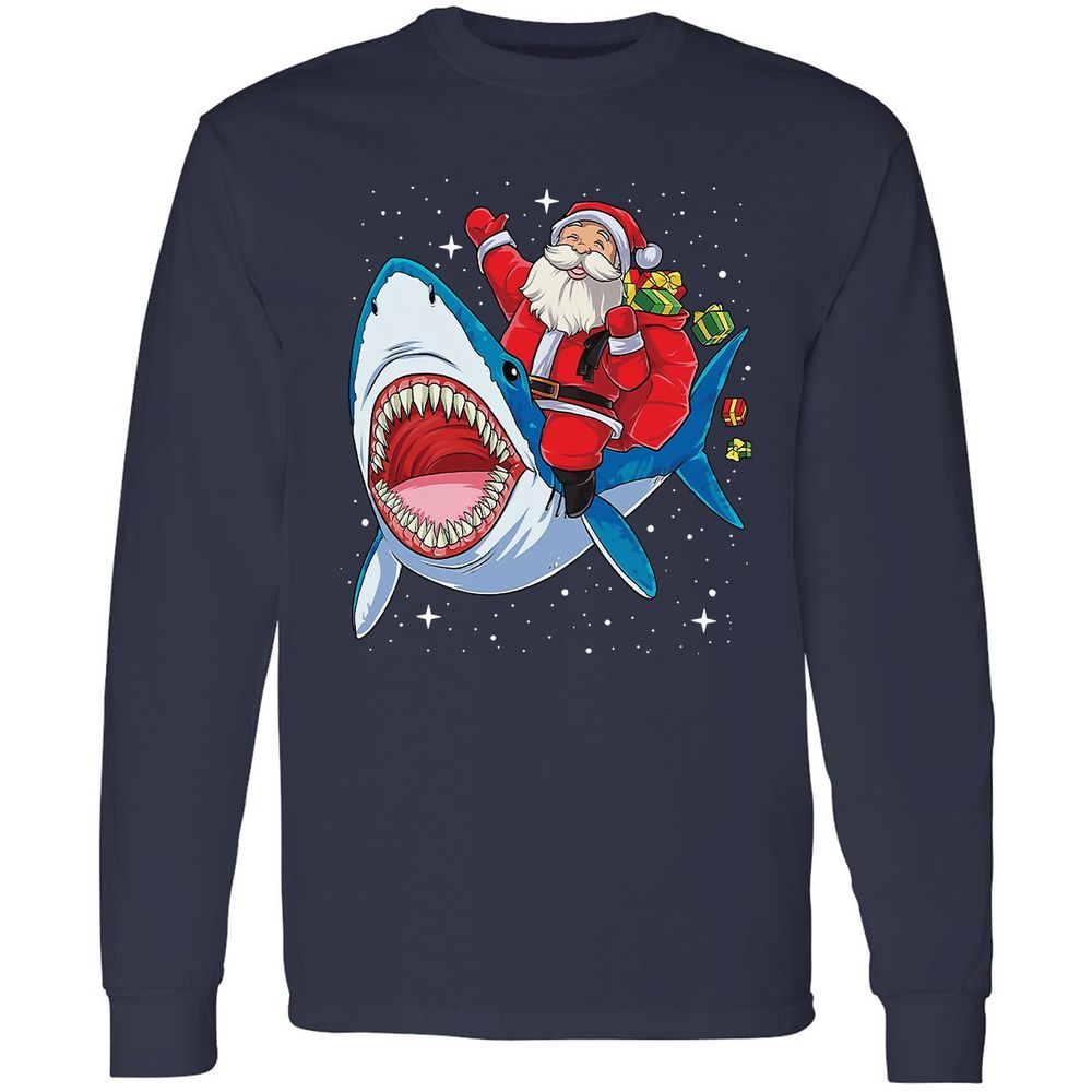 Long Sleeve T-Shirt - UEE8EFFU - Navy - 2