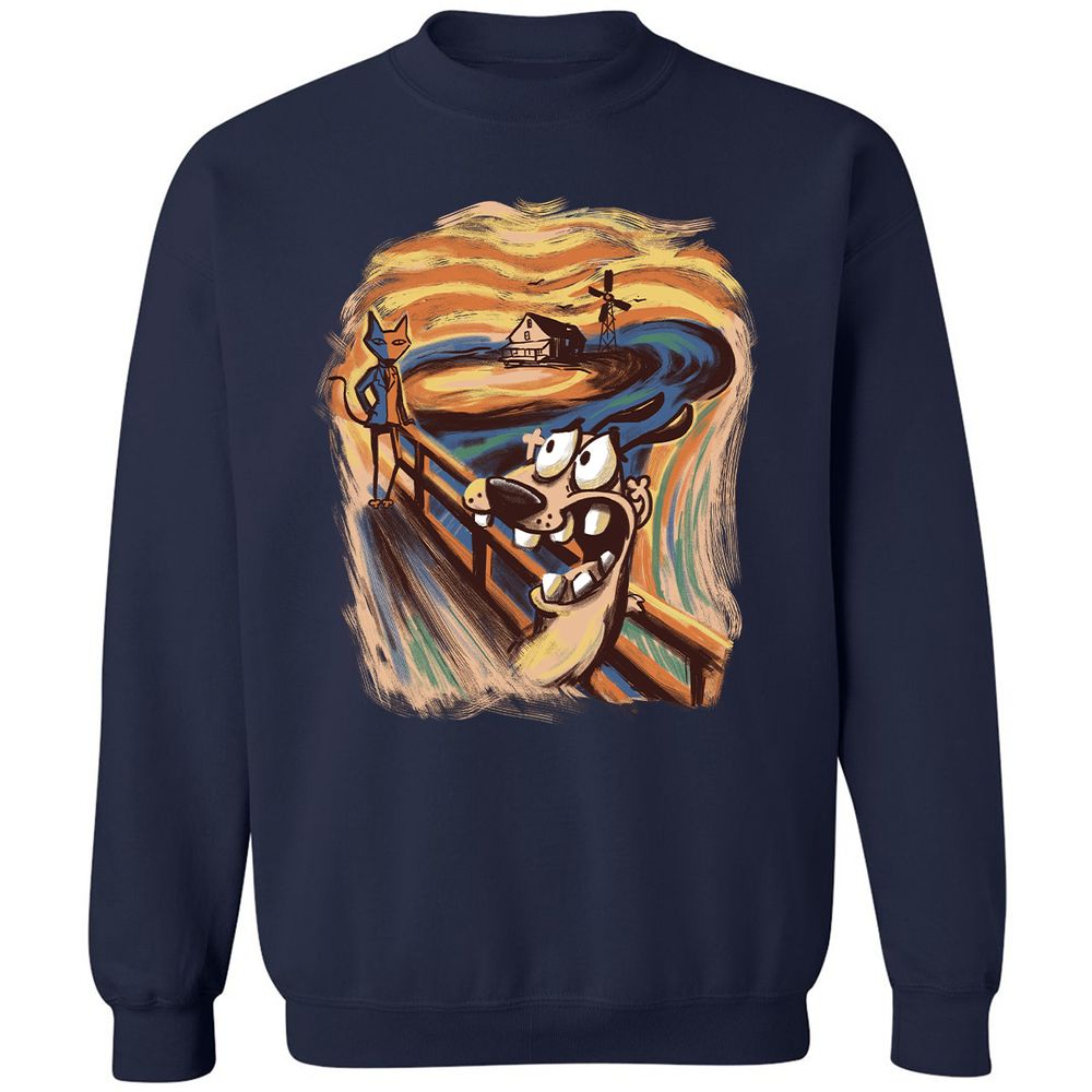 Classic Unisex Sweatshirt - AGDJWHSE - Navy - 2